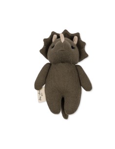 Hochet Petit Dino Triceratops en coton biologique