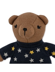 Hochet Petit Ours Brun en coton biologique 2