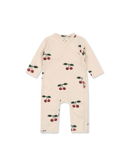 Combinaison Pyjama croisé en coton biologique Ma Grande Cerise