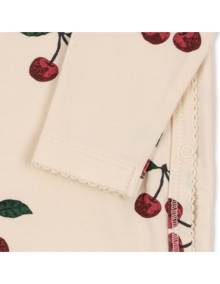 Combinaison Pyjama croisé en coton biologique Ma Grande Cerise