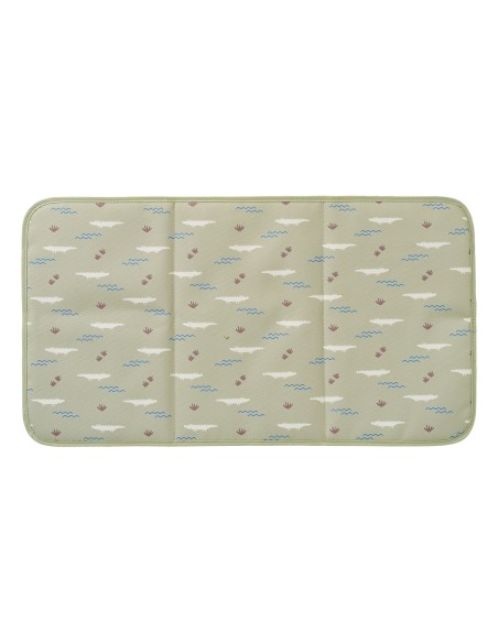 Protège carnet de santé et pochette de change Fresk Vert Menthe Crocodile