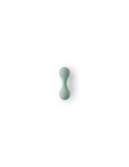 Maracas Hochet en Silicone Vert Mushie