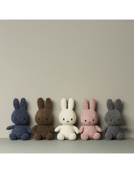 Peluche Miffy Velours Côtelé Rose Pâle