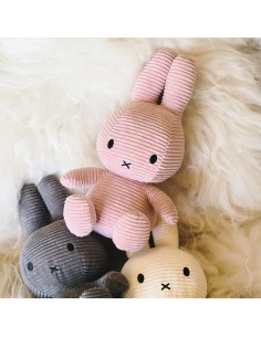 Peluche Miffy Velours Côtelé Rose Pâle 2