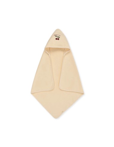 Cape de bain en coton biologique Cherry