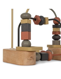 Circuit à Billes et à Formes en Bois FSC Beige