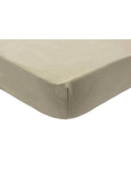 Drap housse Couffin Cododo en jersey de coton Vert Olive 40x80cm