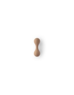 Maracas Hochet en Silicone Beige Mushie 2