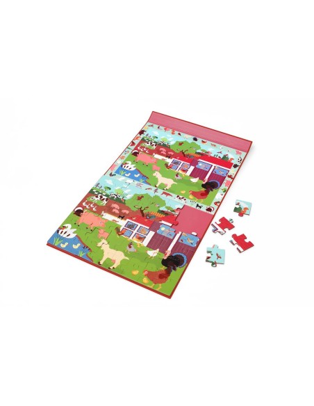 Livre Puzzle Magnétique Animaux de la Ferme