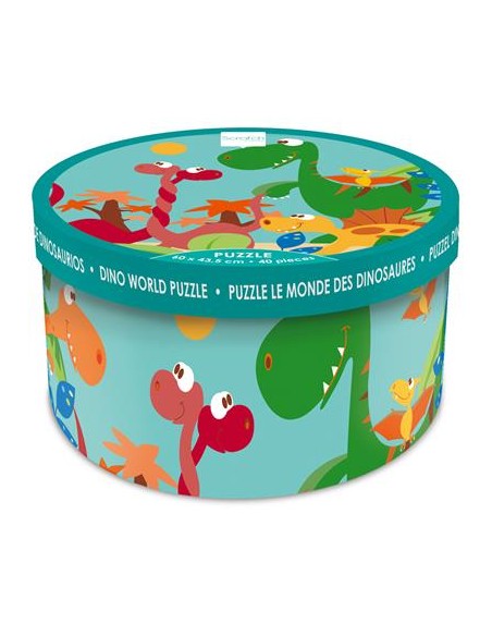 Puzzle Le Monde des Dinosaures - 40 pièces