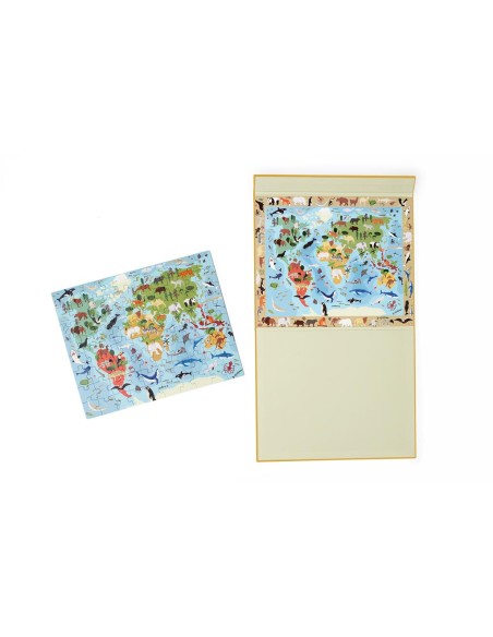 Livre Puzzle Magnétique Animaux du Monde