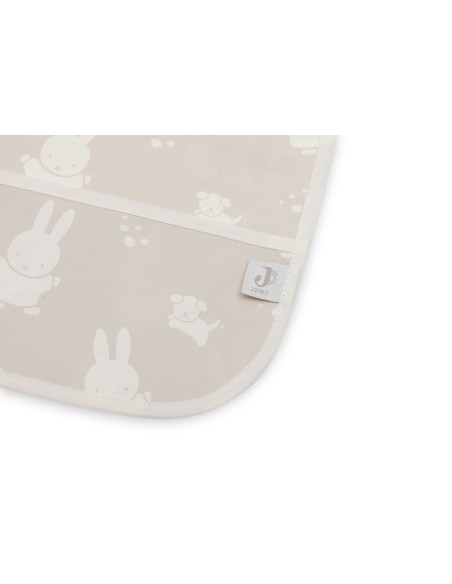 Bavoir imperméable avec manches Happy Miffy & Snuffy Nougat