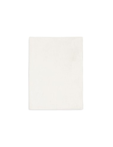 Couverture en maille tricotée et polaire...