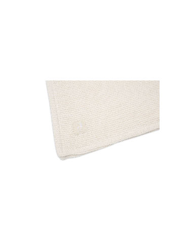 Couverture en maille tricotée et polaire...