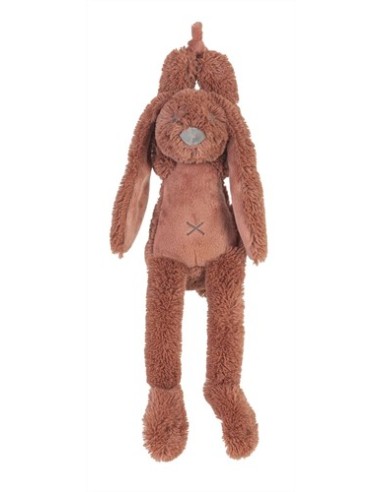Peluche musicale Lapin Richie Rusty Rouille