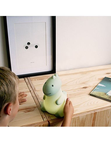 Veilleuse Petit Dinosaure Jéroom Sauge