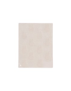 Couverture Miffy tricotée et polaire 75x100cm Nougat 2