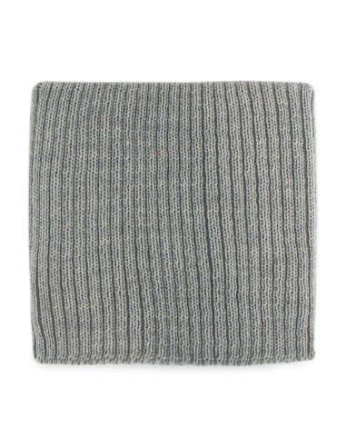 Tour de cou Snood Swann Gris chiné en Laine de...