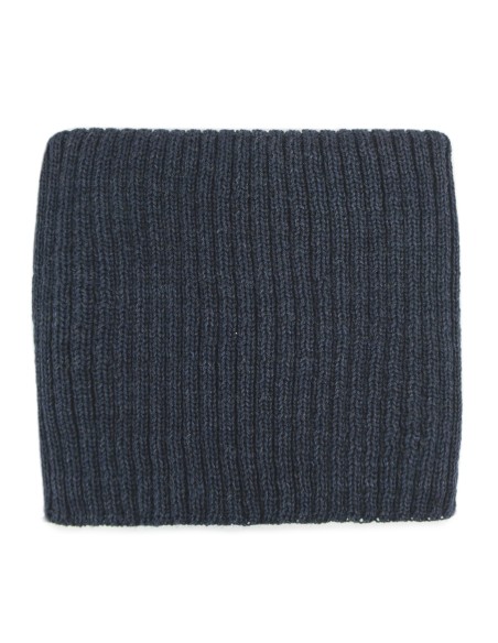 Tour de cou Snood Swann Marine en Laine de Mérinos