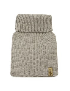 Tour de cou Col roulé Kim Taupe en Laine de Mérinos