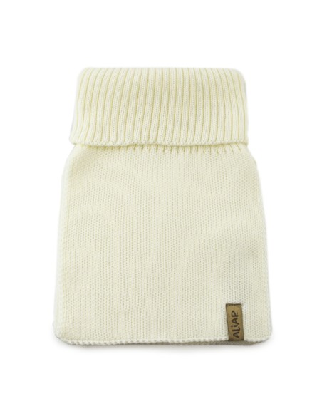 Tour de cou Col roulé Kim Ivoire en Laine de Mérinos