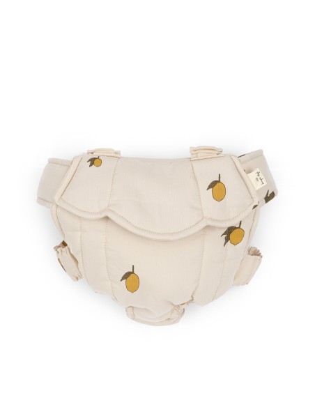 Petit Porte-poupée Konges Slojd à bretelles - Lemon