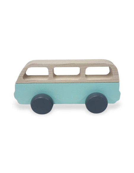 Van en bois Turquoise