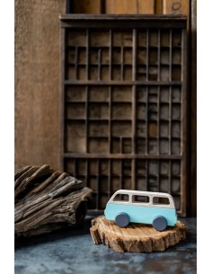 Van en bois Turquoise 2