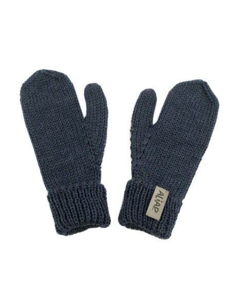 Moufles en laine de Mérinos Eden Marine