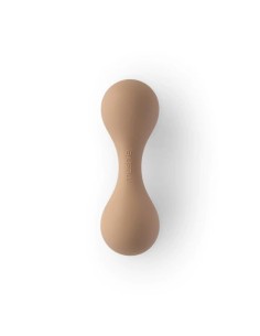 Maracas Hochet en Silicone Beige Mushie