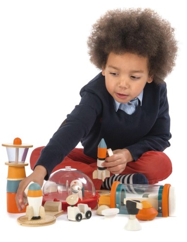 Vie sur Mars en bois - Station Marsienne