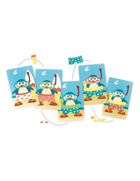 Observation des Pingouins - Jeu de Carte
