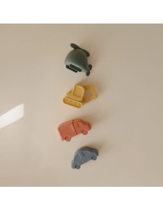 Set de jouets de bain Vehicules Mushie 2