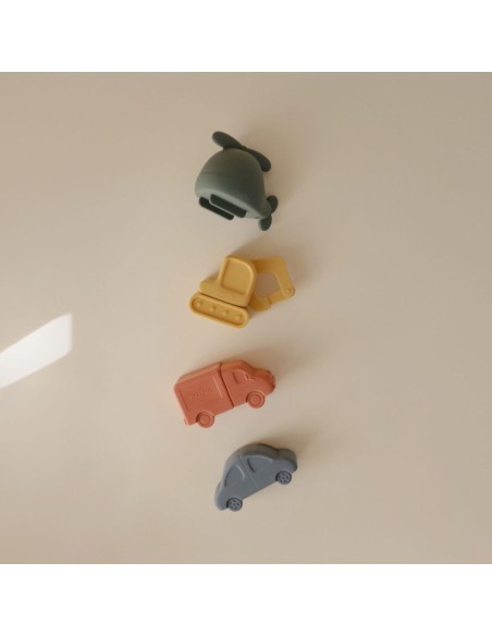 Set de jouets de bain Vehicules Mushie