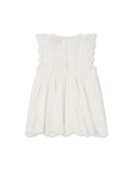 Robe d'été Posey Optic White en coton bio