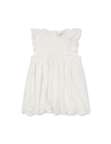 Robe d'été Posey Optic White en coton bio