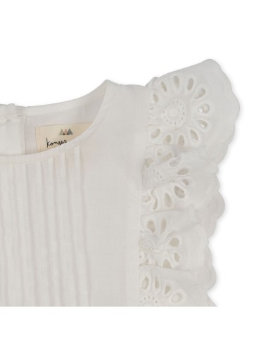 Robe d'été Posey Optic White en coton bio