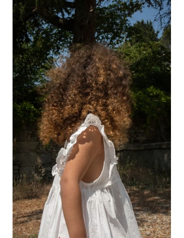 Robe d'été Posey Optic White en coton bio