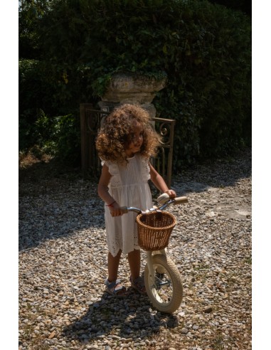 Robe d'été Posey Optic White en coton bio