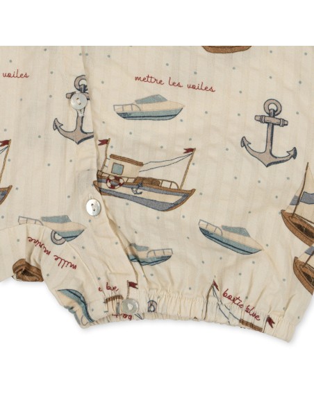 Barboteuse Ace Sail Away en coton bio