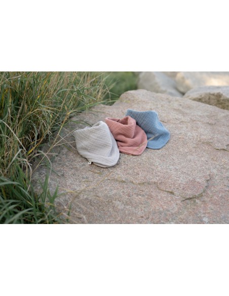 Bavoir Bandana en coton Biologique Vert Laurier - Bibs