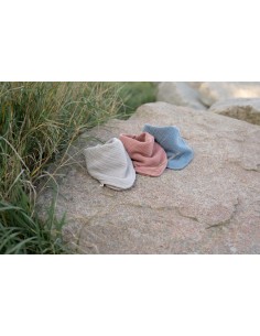 Bavoir Bandana en coton Biologique Rose Blush - Bibs 2