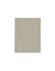 Couverture en maille tricoté Grain Knit Vert Olive 75x100cm