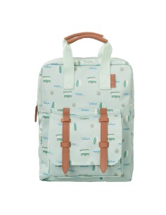 Petit Sac à dos enfant Vert d'eau Surf Boy