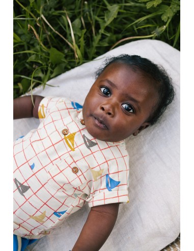 Ensemble T-shirt Bateau et Short en éponge...