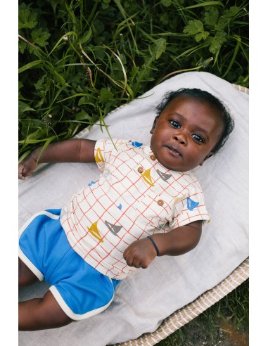 Ensemble T-shirt Bateau et Short en éponge...