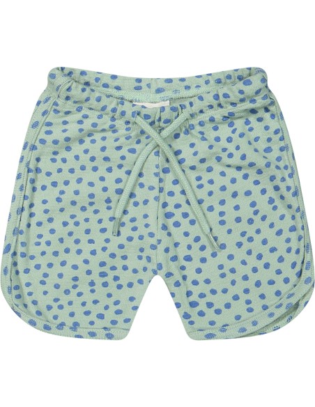 Ensemble T-shirt Bleu et Short Bubble en Coton Bio