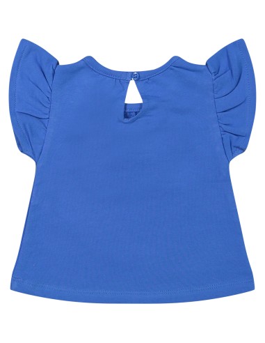 Ensemble T-shirt à Volants Bleu et Short Bubble...