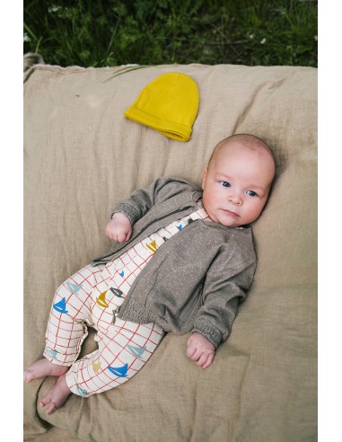 Combinaison Pyjama Bateaux à Manches Courtes en...