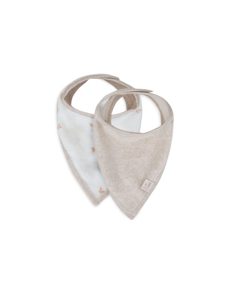 Lot de 2 Bavoirs bandana Harvest Natural